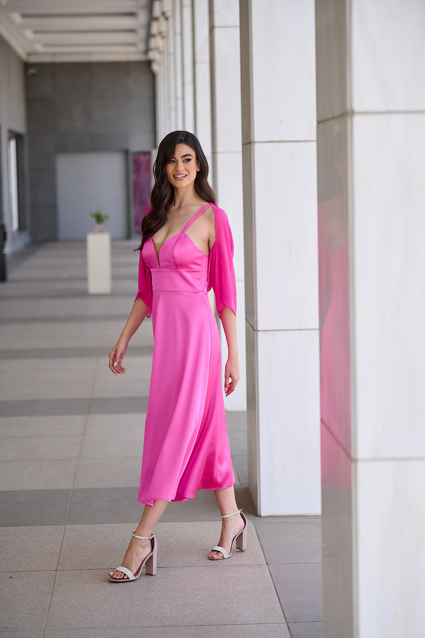 Fuchsia clearance cocktail dress
